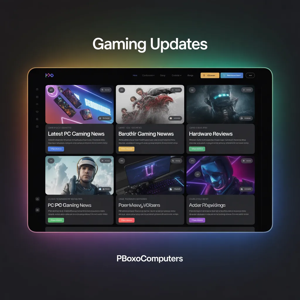 gaming updates pboxocomputers